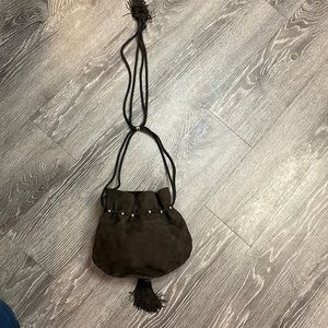 Cartier Vintage Suede Bucket Bag